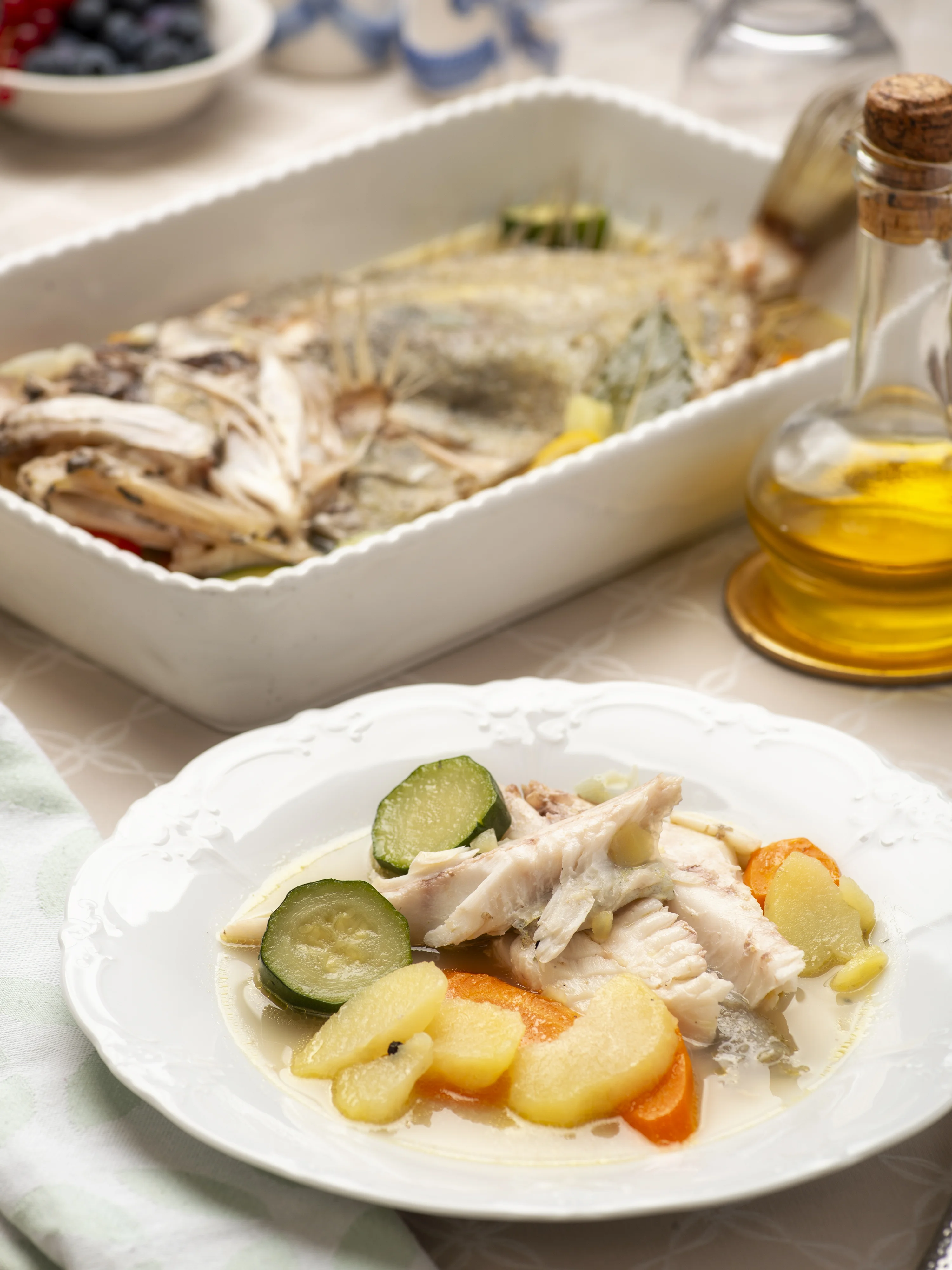 St. Petersfisch mit saisonalem Gemüse