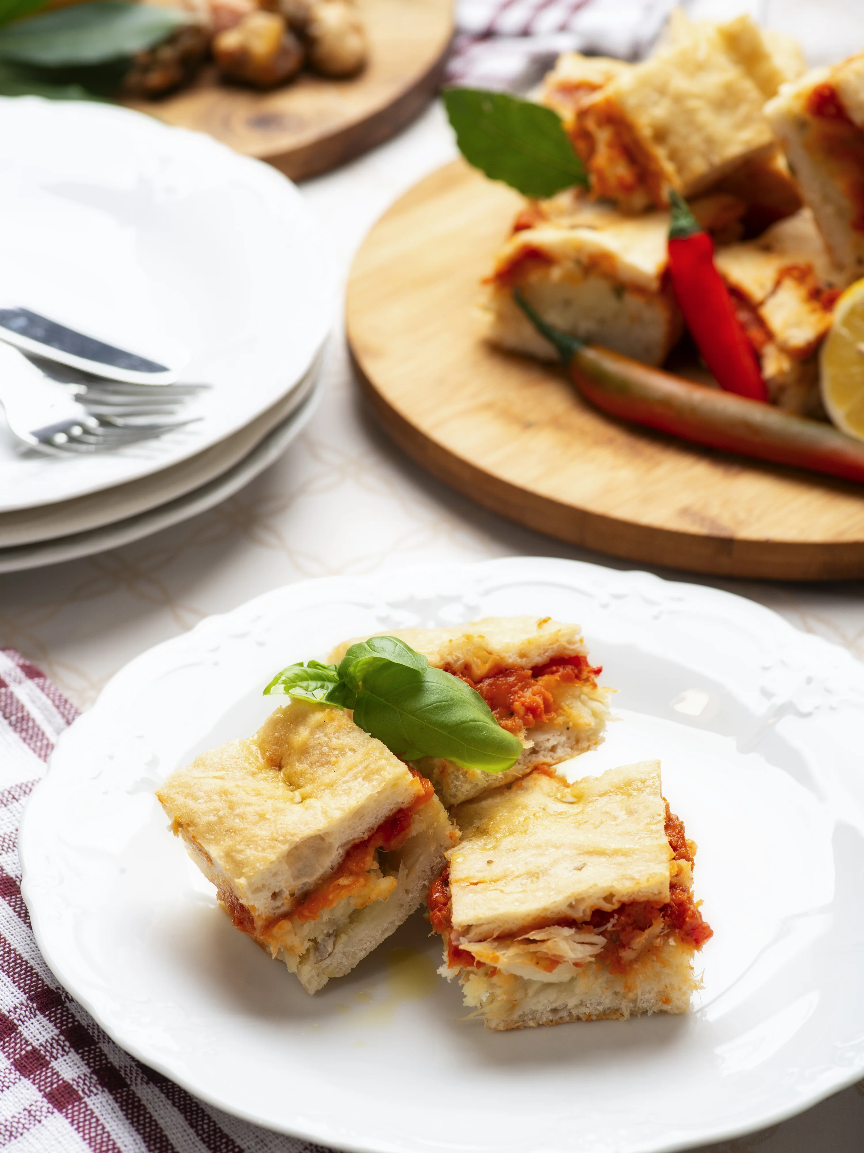 Kabeljau-Pogača (Focaccia)